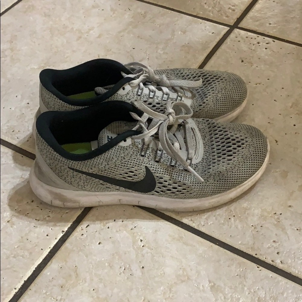 Grey Nike Free Runs